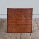 One original walnut occasional table stamped and numbered by JAMES SHOOLBRED & Co.  circa 1890.